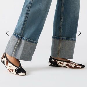 Steve Madden Leni Calf Hair Flats